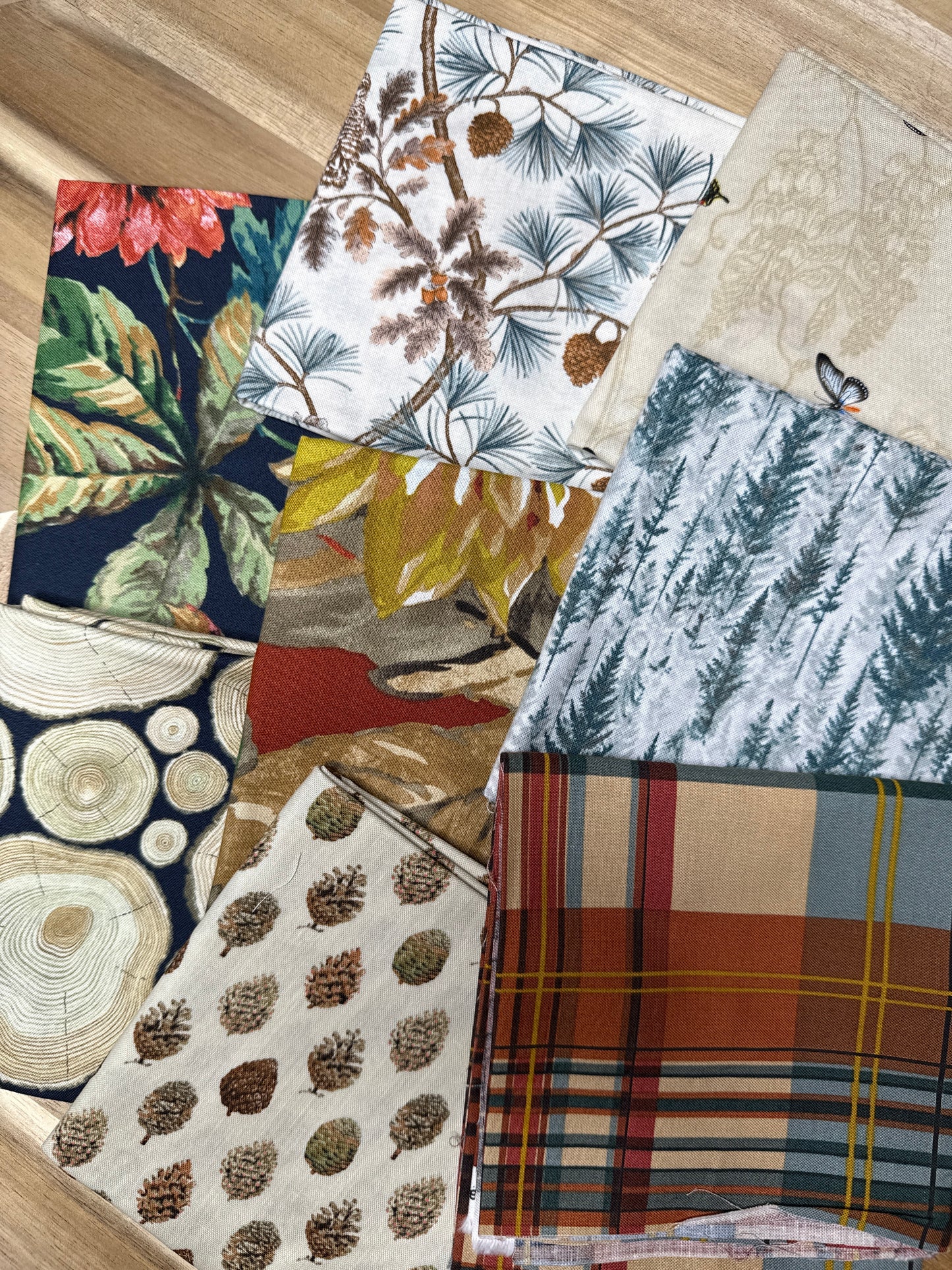 8 Fat Quarters (As Pictured)