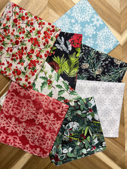 8 Fat Quarters (As Pictured)