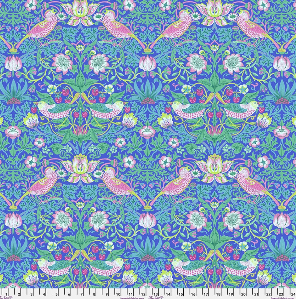 Kaffe x Morris & Co - Strawberry Thief in Blue