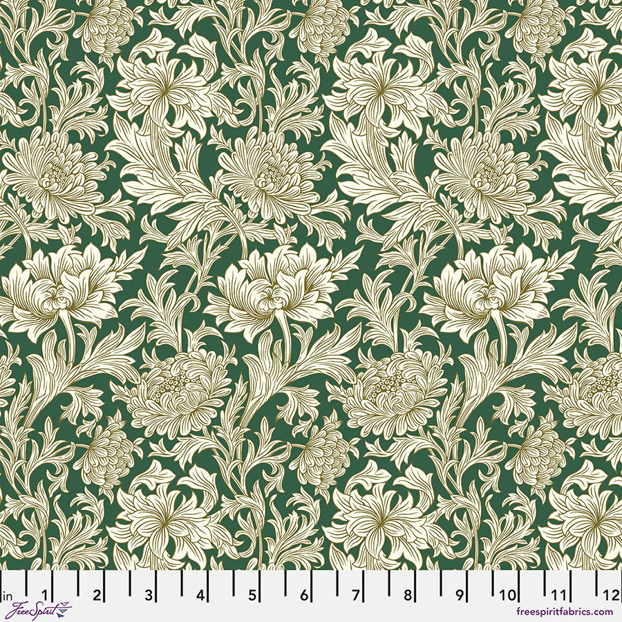 Oxford Holiday - Chrysanthemum Toile in Forest