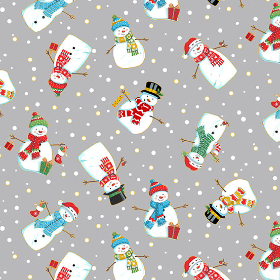 Tp 2483 S2 Snowmen in Light Grey
