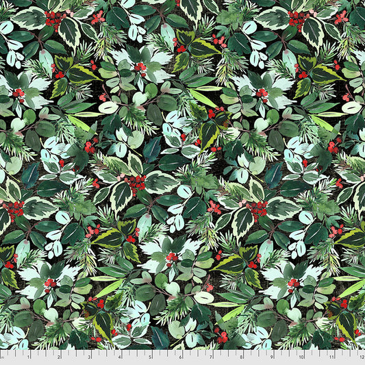 Christmastime -English Holly in Green Tim Holtz