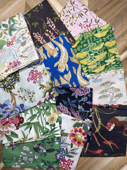 12 Fat Quarters (As Pictured)