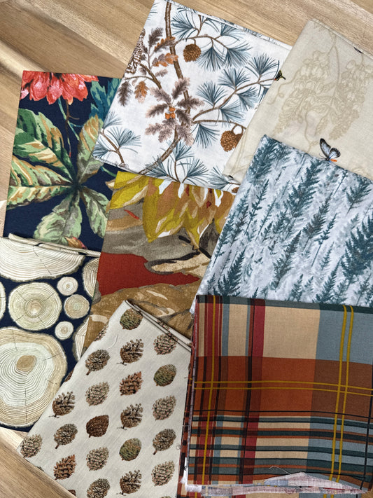 8 Fat Quarters (As Pictured)