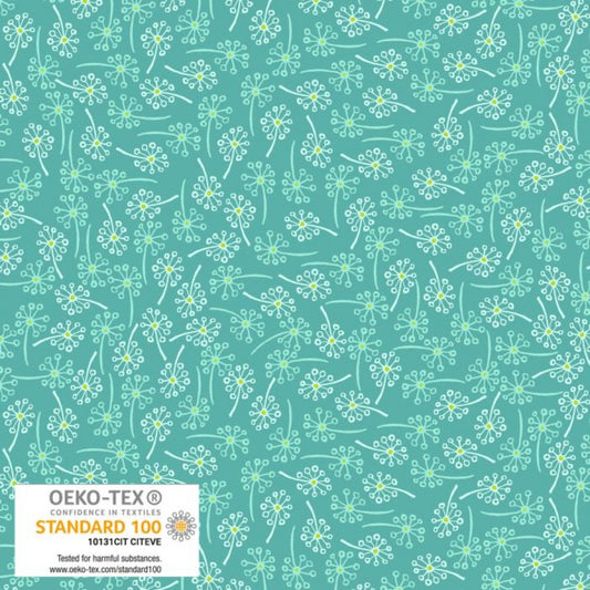 Magic Grows - Botanicals in Dark Turquoise
