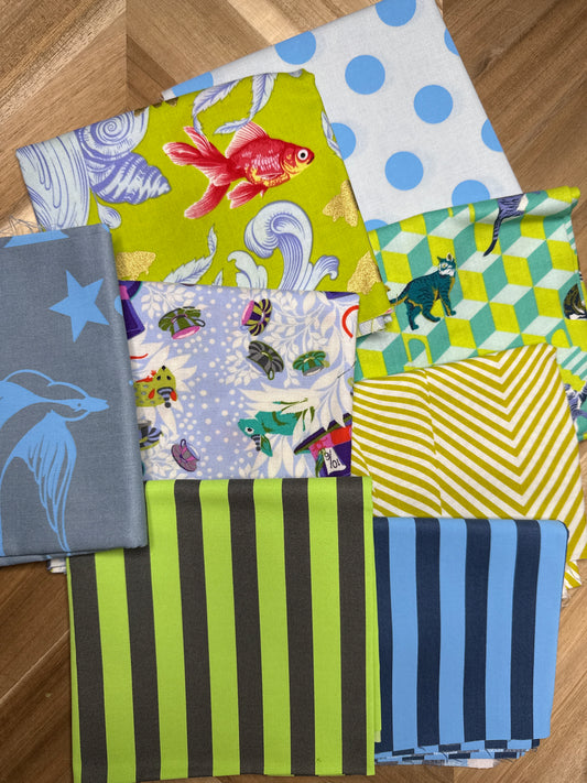 8 Fat Quarters (As Pictured)