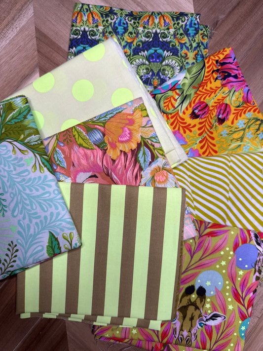 8 Fat Quarters (As Pictured)
