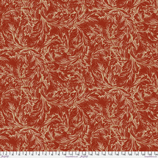 Cotswold Holiday Collection - Acanthus Scroll in Red