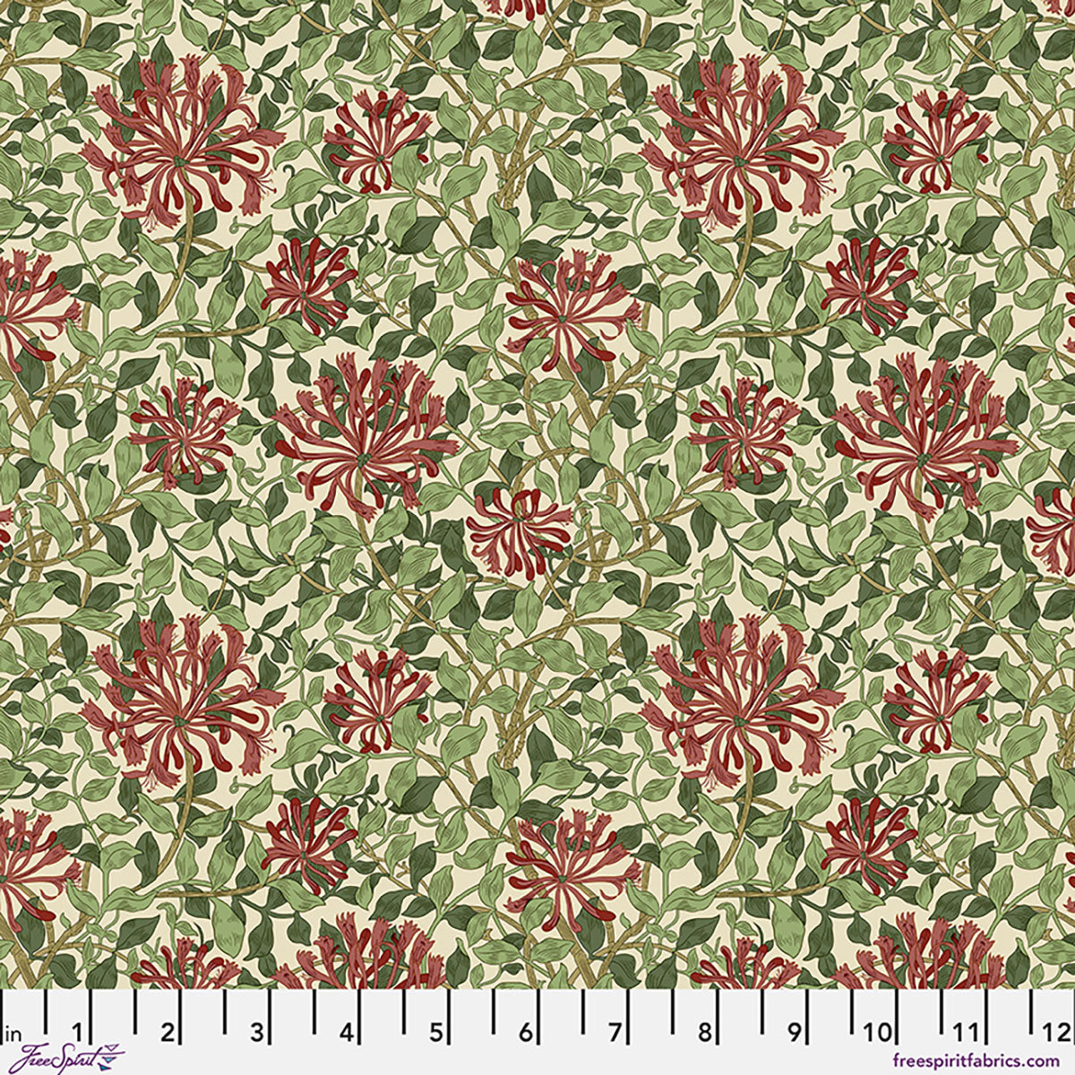 Suffolk Holiday Collection - SM Honeysuckle in Madder Leaf