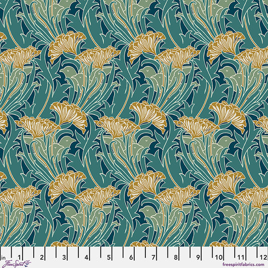 Lodden - Laceflower - Teal