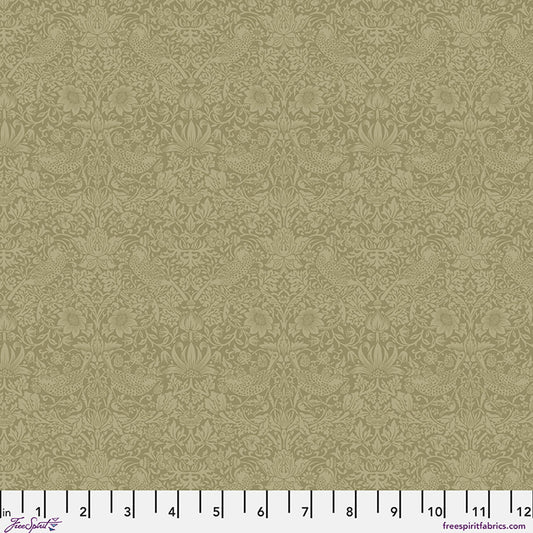 Tonal Strawberry Thief - Olive Fruit