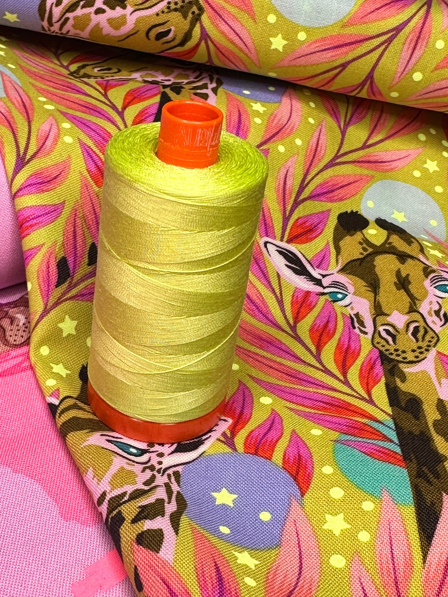 Tula Pink’ Neon Aurifil Collection