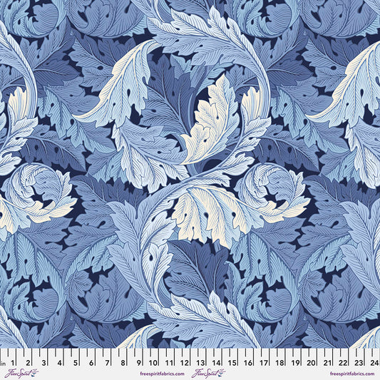 Wandle - Large Acanthus in Blue